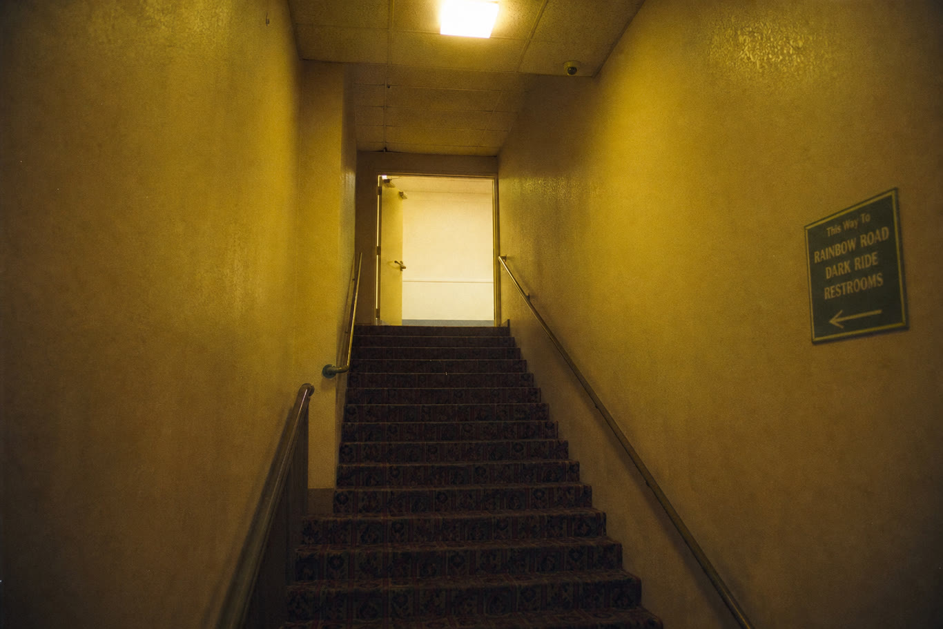 abandoned theme park interior